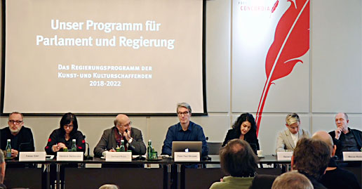 Pressekonferenz am 10. 1. 2018