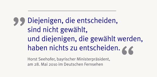 Zitat Horst Seehofer im BR